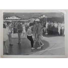 Andy Andros dancing with a friend