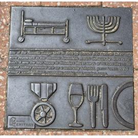 Rosetta Lodge heritage plaque