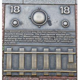 Beaucott Junction heritage plaque