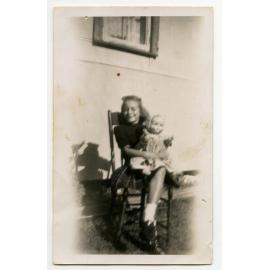 Clementina Belcastro with doll