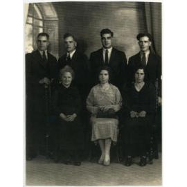 Group portrait of the Belcastro family