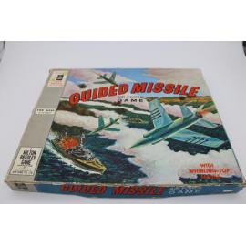 Guided Missile Air Force Game with whirling top missile board game