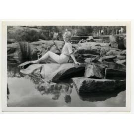 Carole Draffen modelling 