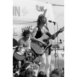 Russell Morris performing at the Surfin safari event