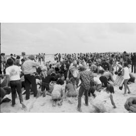 Beach games at the Surfin safari event