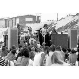 Pop band at the Surfin safari event