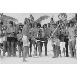 Beach games underway at the Surfin safari event