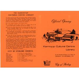 Karrinyup library opening program