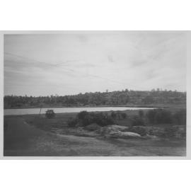 View of Jackadder Lake from Willow Road c1969