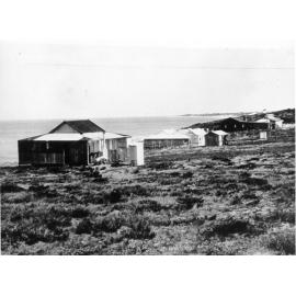 View of houses in North Beach facing the ocean c1930