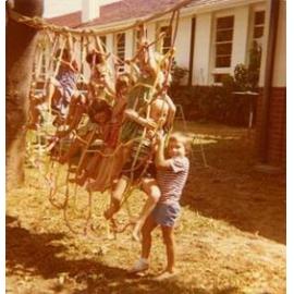 Tuart Hill Primary School students playing on the school playground c1985