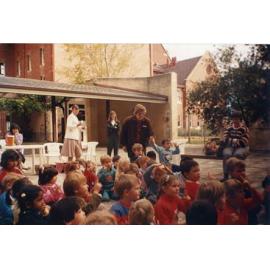 Tuart Hill Primary School students learn about the  Ambulance service c1985