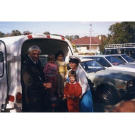 Tuart Hill Primary School Students learn about an Ambulance at school c1985