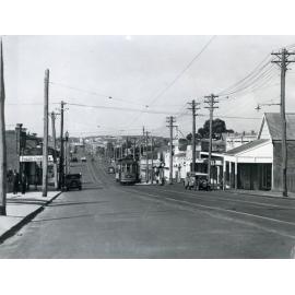 Trams on Beaufort Street Inglewood 1939