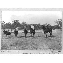 Thomas family at Perry's land in Perry Lakes