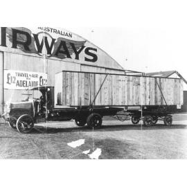 The Western Australian Airways receiving delivery of a new aircraft