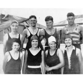 Swimmers group photo taken at North Beach