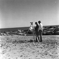 Surveyors at work Mount Flora 