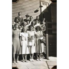 Sunday School teachers at Methodist church corner York and Kennedy Street Inglewood 