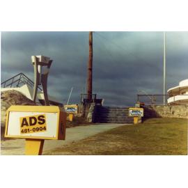 Steps leading up to Scarborough Beach clock tower 