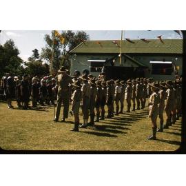 Sir Charles Gardiner at the opening of Weeloc Hall in Yokine in 1957