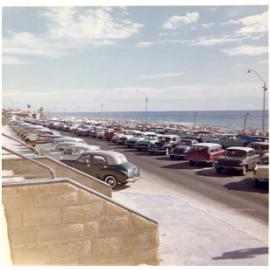 Scarborough Beach carpark c1960s
