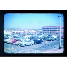 Scarborough Beach carpark with Luna Park and Tyrol building