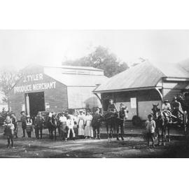 Returned soldiers association appeal outside John Tyler's General Store