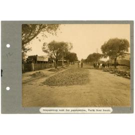 Perth Road Board road work preparation