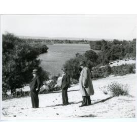 Three members of the Perth Road Board on inspection tour