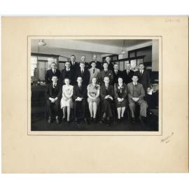 Perth Road Board Chairman and Staff