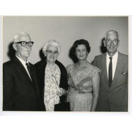 Former Perth Road Board chairmen at the opening of the new Shire of Perth Offices