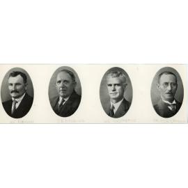 Robinson, Hawkins, Stockdale and Alexander Perth Road Board member portraits