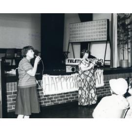 Performers singing at the second Birthday party of the Balga Pensioner League
