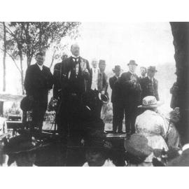 Opening speeches at the 1920 Osborne Park Show