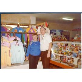Olive and Brian at the Aussiemaid Cafe 33 West Coast Drive in Watermans Bay c1975
