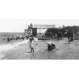 North Beach in 1915 with jetty in background
