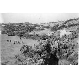 North Beach looking towards 'Beachton', the Hamersley house 