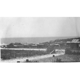 View from Linton's guest house during North Beach holiday in 1923