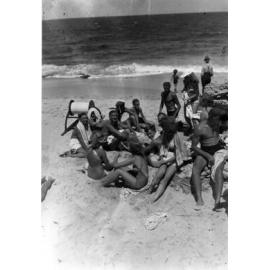 Locals at North Beach c1951