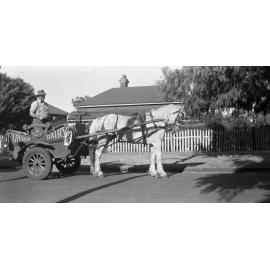 Portrait of Ned Healy the owner operator of the Superior Dairy