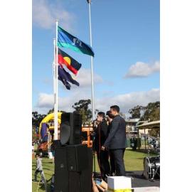 NAIDOC 2014 - flags flying