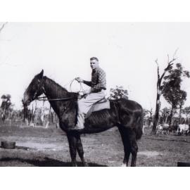 Mr Keane on horse possibly in Osborne Park