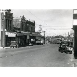 Mount Lawley street scene with tram lines