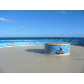 Mount Flora Museum mural looking west including centre piece