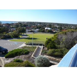 Mount Flora Museum - View from lookout -overlooking Laurie Strutt reserve - 6 November 2014