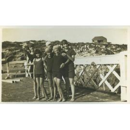 Milner family at North Beach Jetty