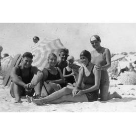 McGovern family at Scarborough Beach 1932