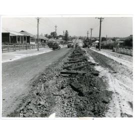 Removal of tram lines in Main Street
