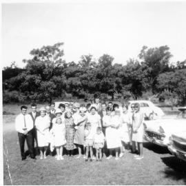 Maddox family gathering at their Balga property